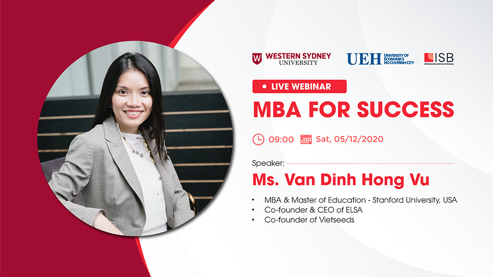 MBA For Success: Discuss with CEO ELSA Van Dinh Hong Vu